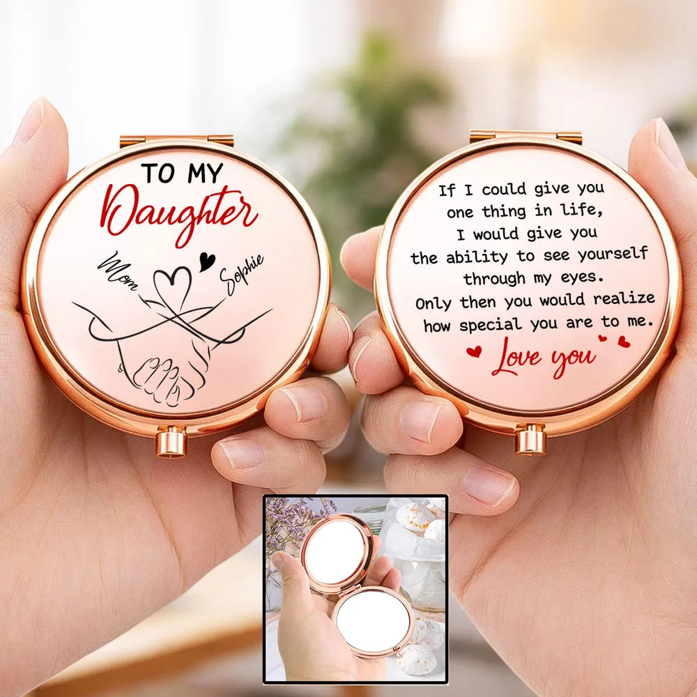 How Special You Are To Me - Personalized Custom Compact Mirror
