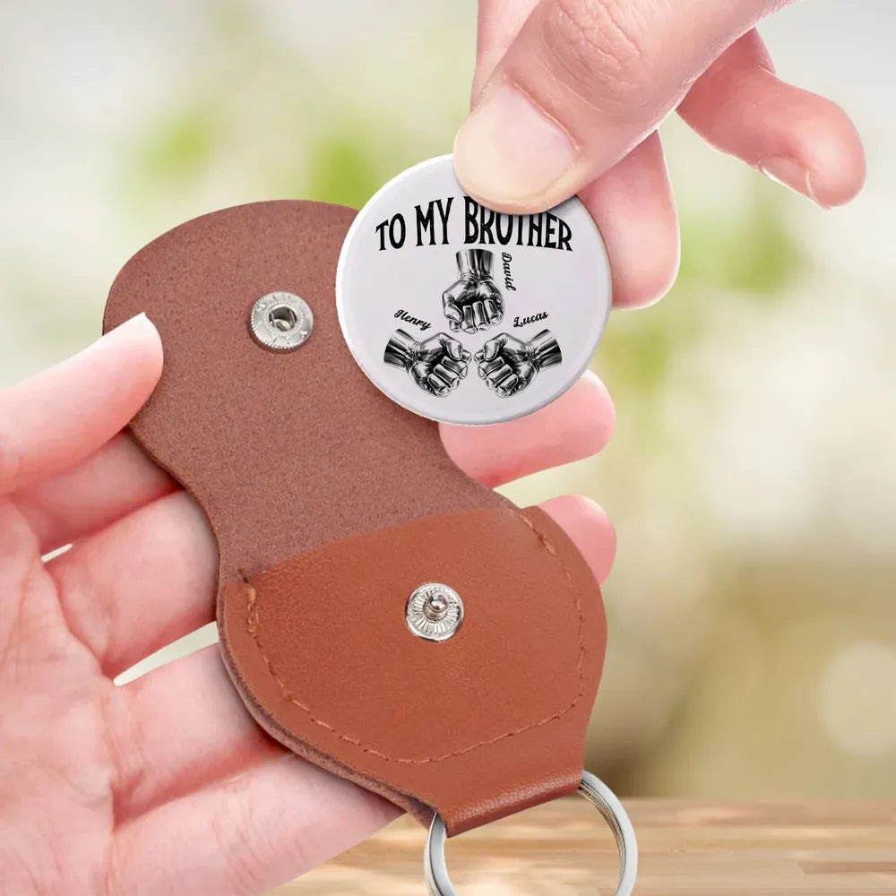Once A Brother And Always A Brother - Personalized Custom Pocket Hug