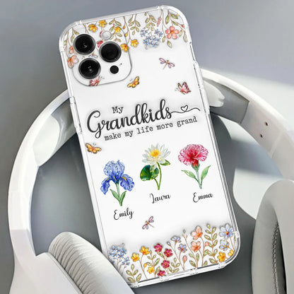 Make Life More Grand With Lovely Kids - Personalized Custom 3D Inflated Effect Phone Case