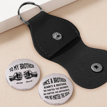Once A Brother And Always A Brother - Personalized Custom Pocket Hug