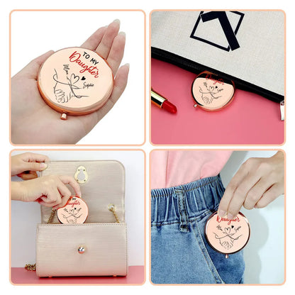 How Special You Are To Me - Personalized Custom Compact Mirror