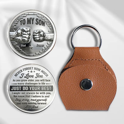 To My Son I Believe In You Version 2 - Personalized Custom Pocket Hug