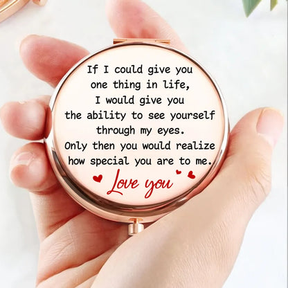 How Special You Are To Me - Personalized Custom Compact Mirror