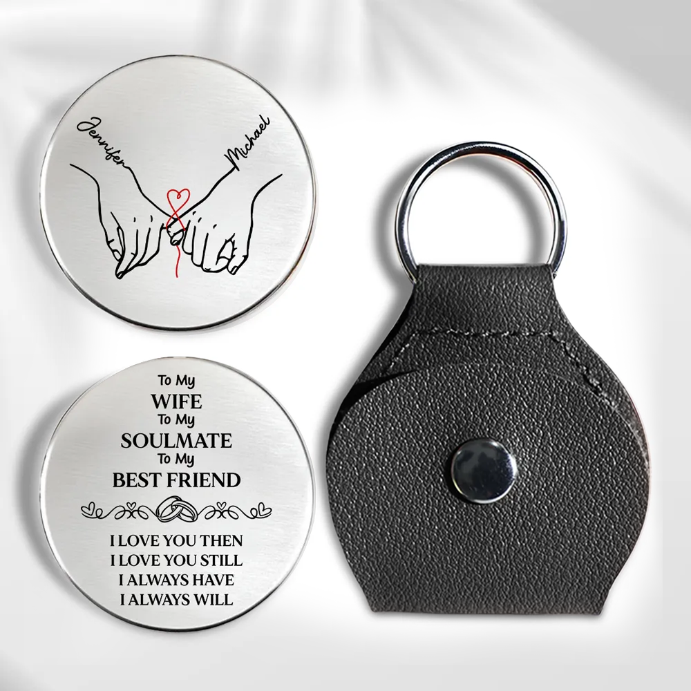 To My Wife Soulmate Best Friend - Personalized Custom Pocket Hug