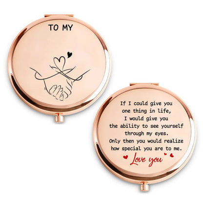 How Special You Are To Me - Personalized Custom Compact Mirror